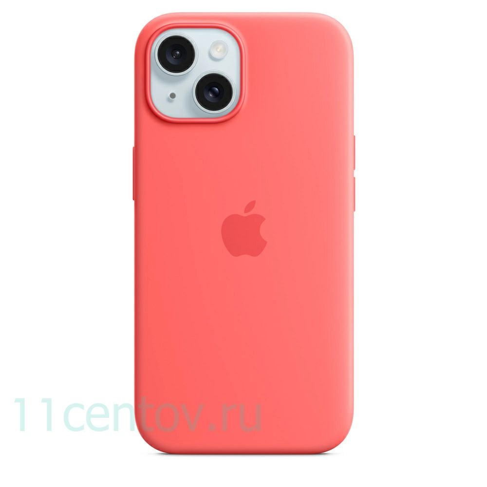 Картинка Силиконовый чехол для iPhone 15 Гуава от интернет-магазина электроники «11 Центов»
