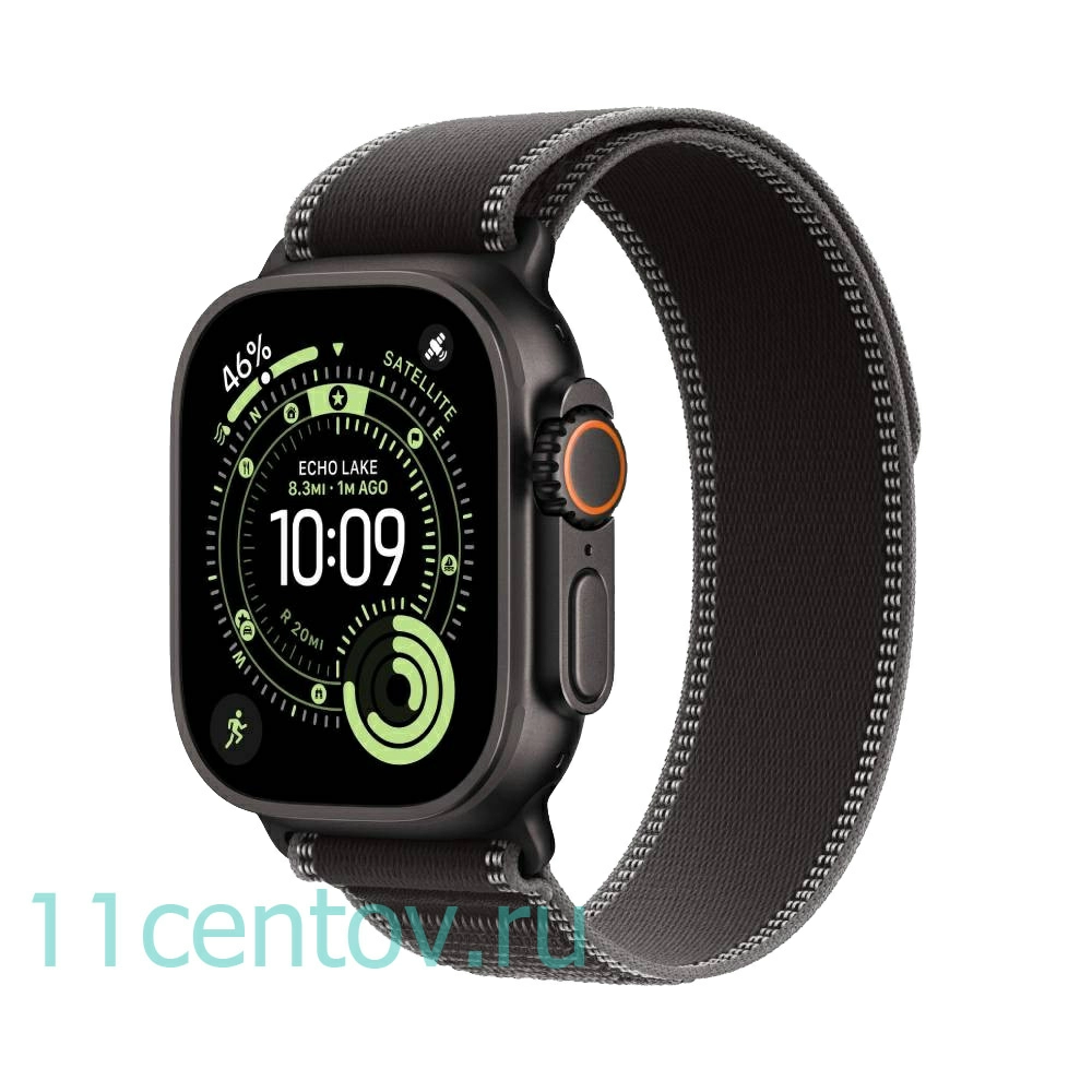 Картинка Apple Watch Ultra 3 Black Titanium Case with Trail Loop Black/Charcoal S/M от интернет-магазина электроники «11 Центов»