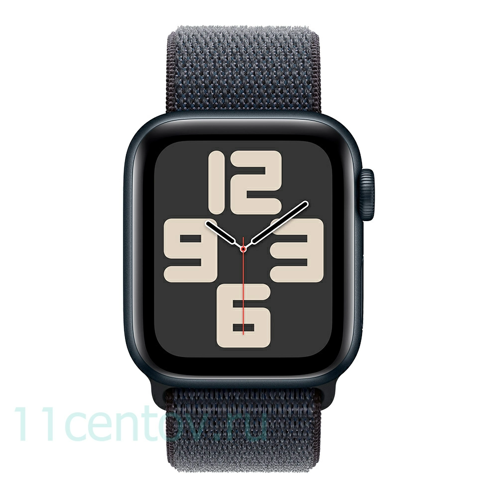 Картинка Apple Watch SE 2024 GPS 40mm Midnight Aluminum Case with Ink Sport Loop от интернет-магазина электроники «11 Центов»