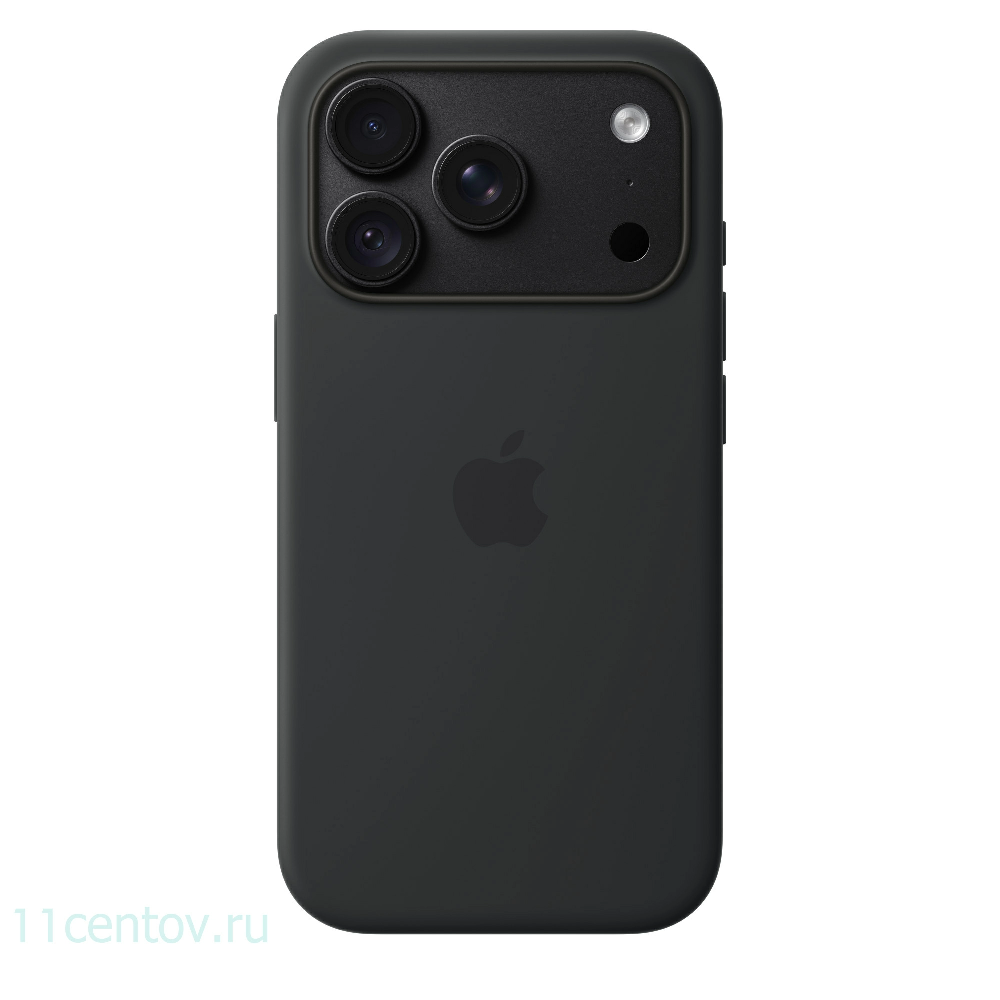 Картинка Силиконовый чехол для iPhone 18 Pro Черный от интернет-магазина электроники «11 Центов»