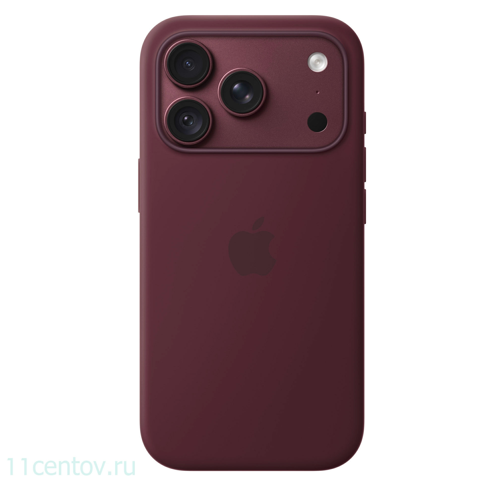 Картинка Силиконовый чехол для iPhone 18 Pro Бургундский от интернет-магазина электроники «11 Центов»