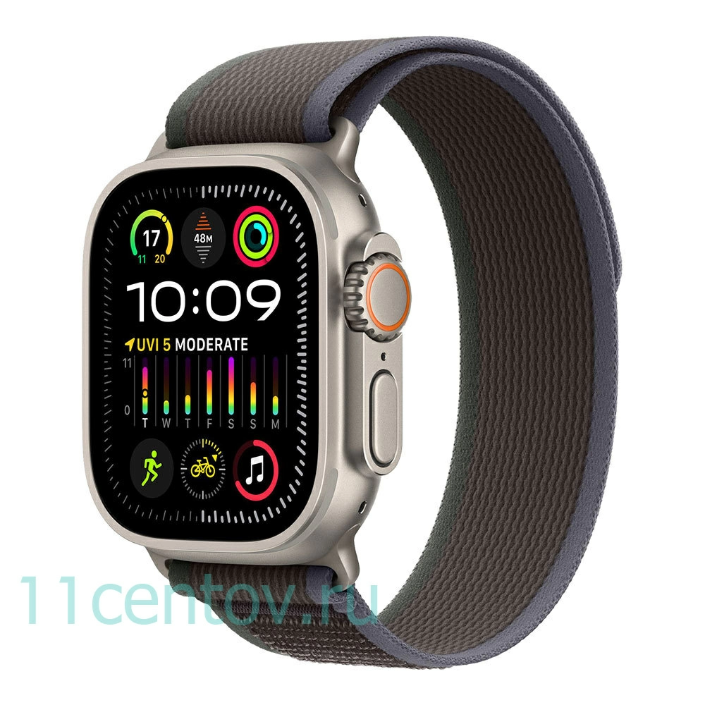 Картинка Apple Watch Ultra 2 with Blue/Black Trial Loop M/L от интернет-магазина электроники «11 Центов»