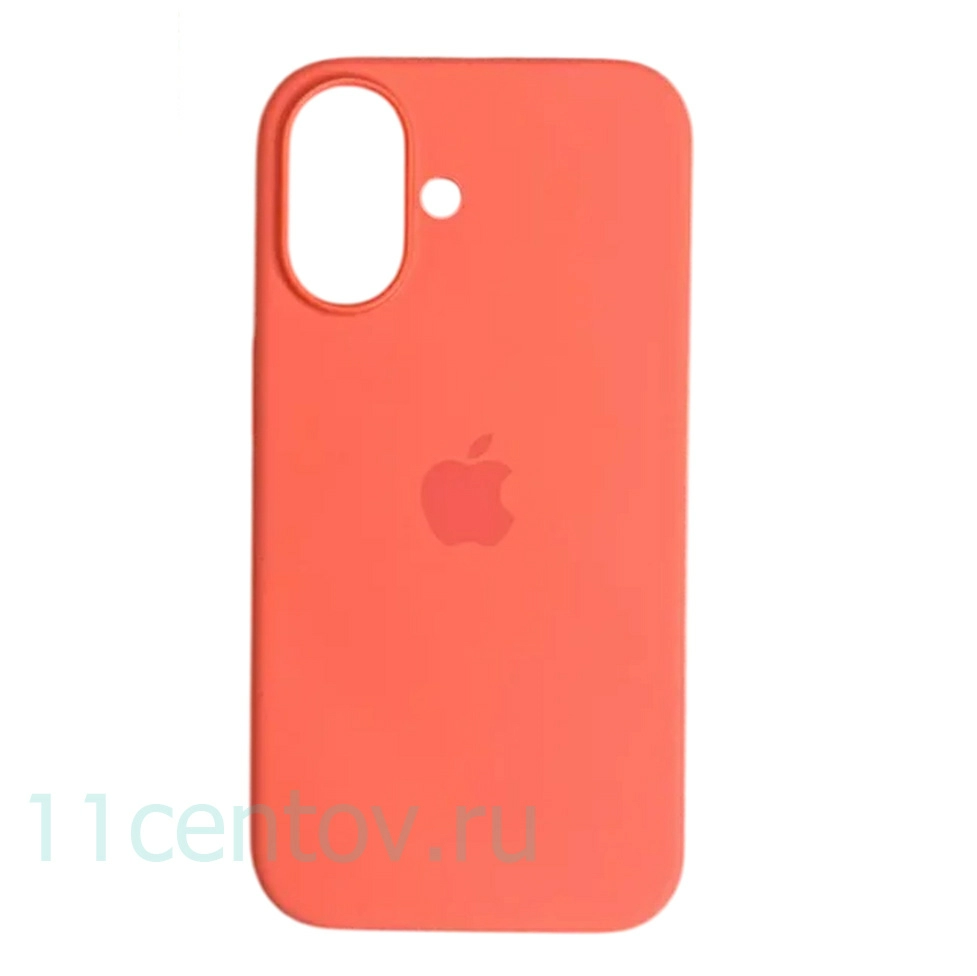 Картинка Силиконовый чехол Silicone Case для iPhone 17 Оранжевый от интернет-магазина электроники «11 Центов»
