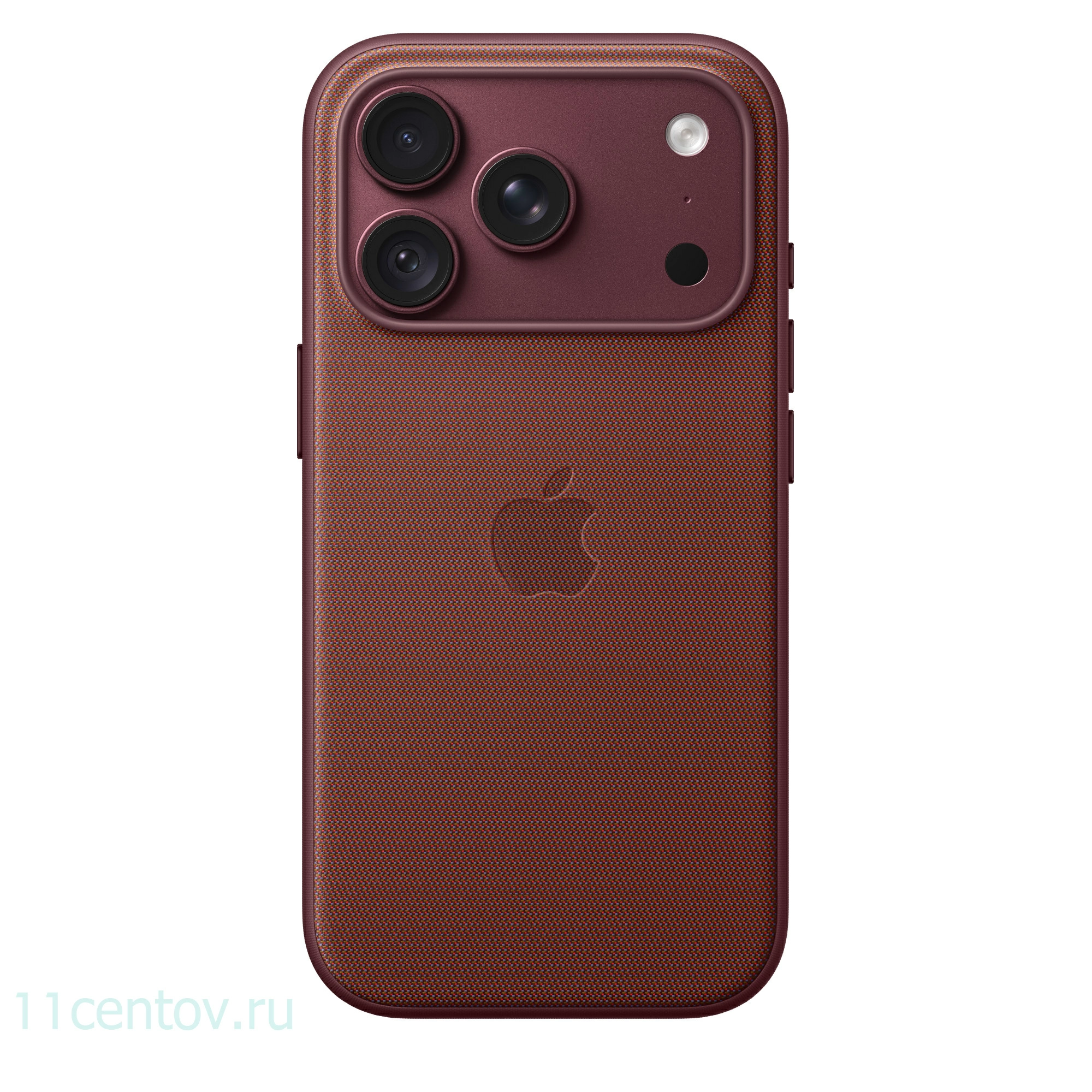 Картинка Чехол TechWoven для iPhone 18 Pro Бургундский от интернет-магазина электроники «11 Центов»