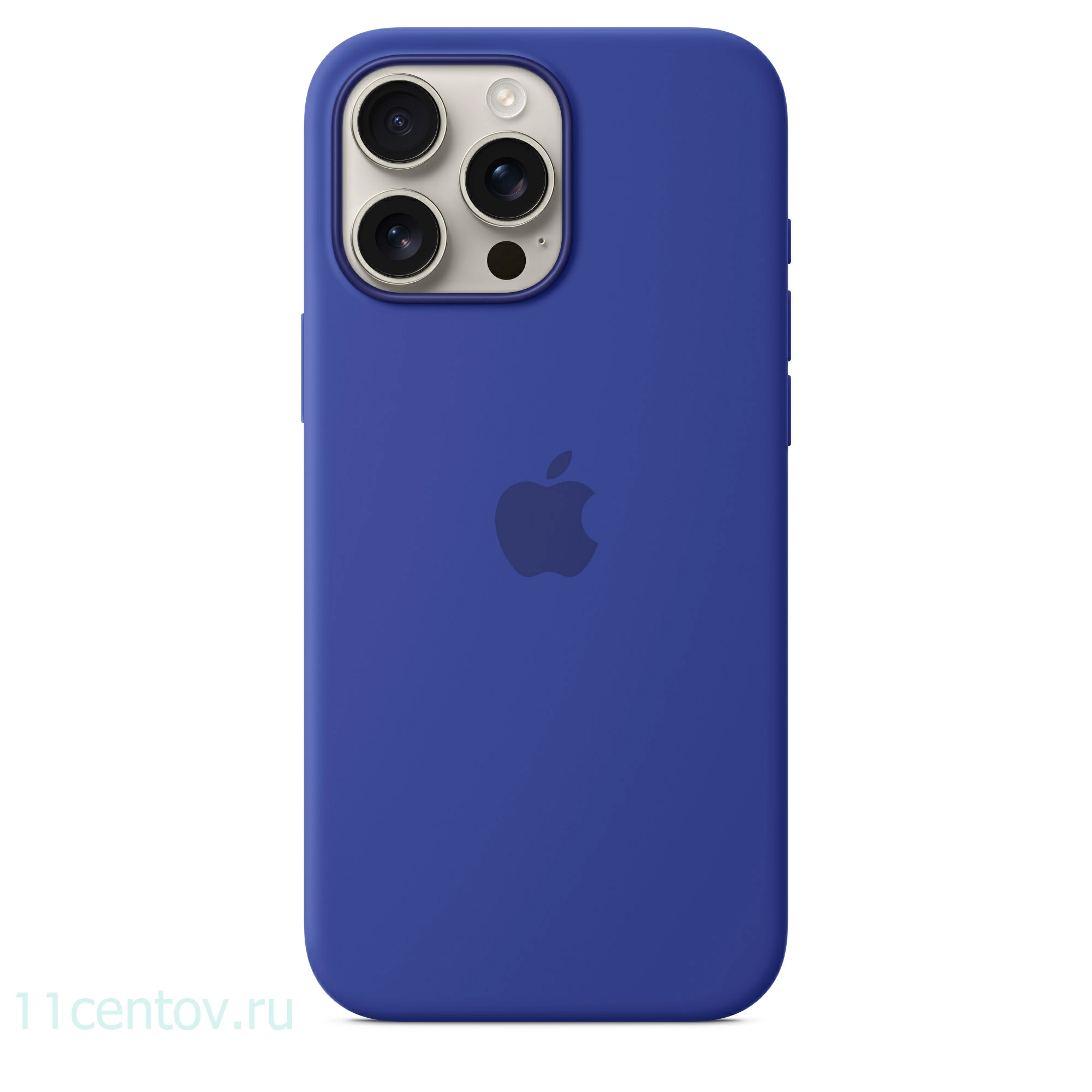 Картинка Силиконовый чехол для iPhone 16 Pro Max Ультрамарин от интернет-магазина электроники «11 Центов»