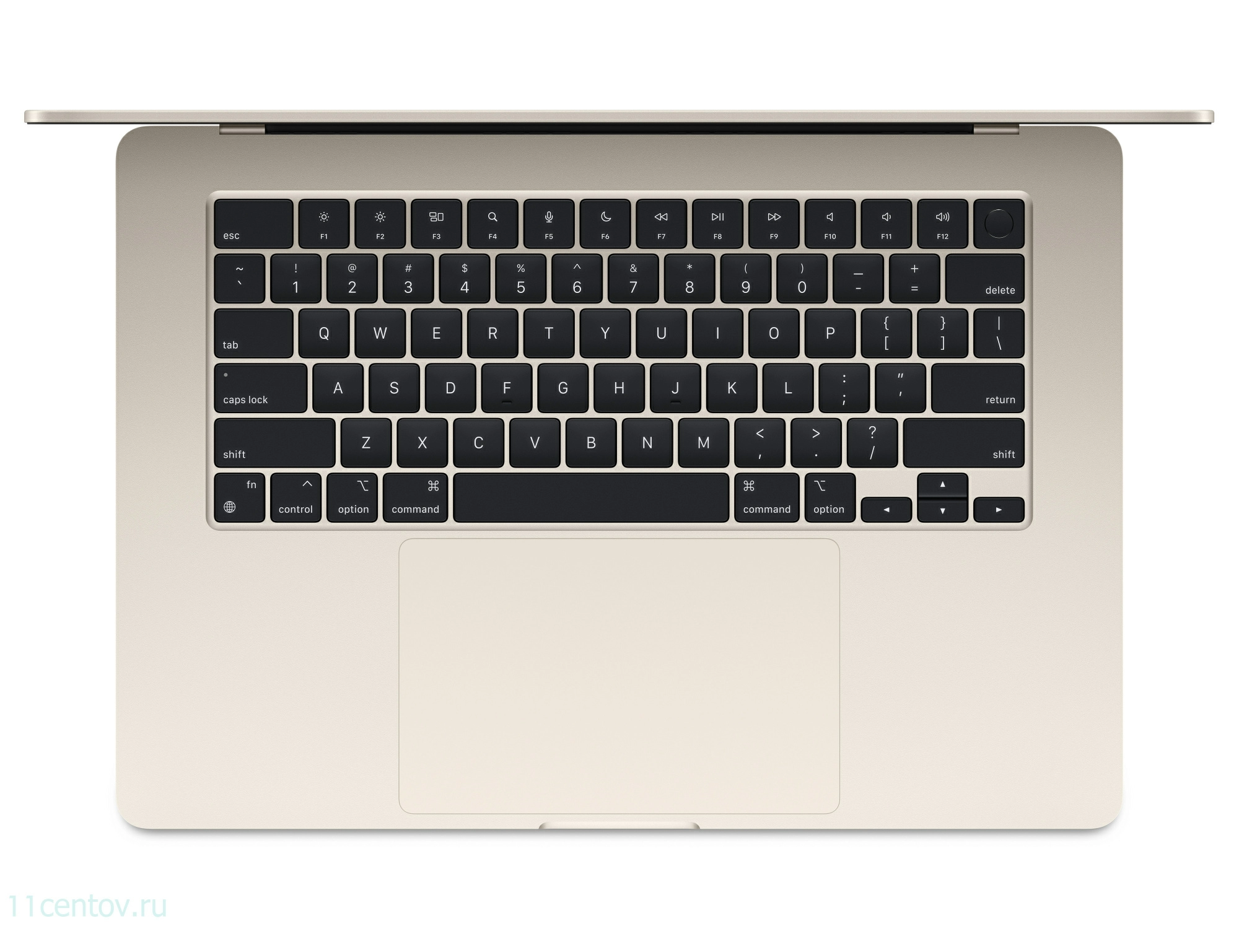 Картинка Apple MacBook Air 15" (2024) M3 8-CPU, 8-GPU, 8Gb, 256Gb Starlight (MRYR3) от интернет-магазина электроники «11 Центов»