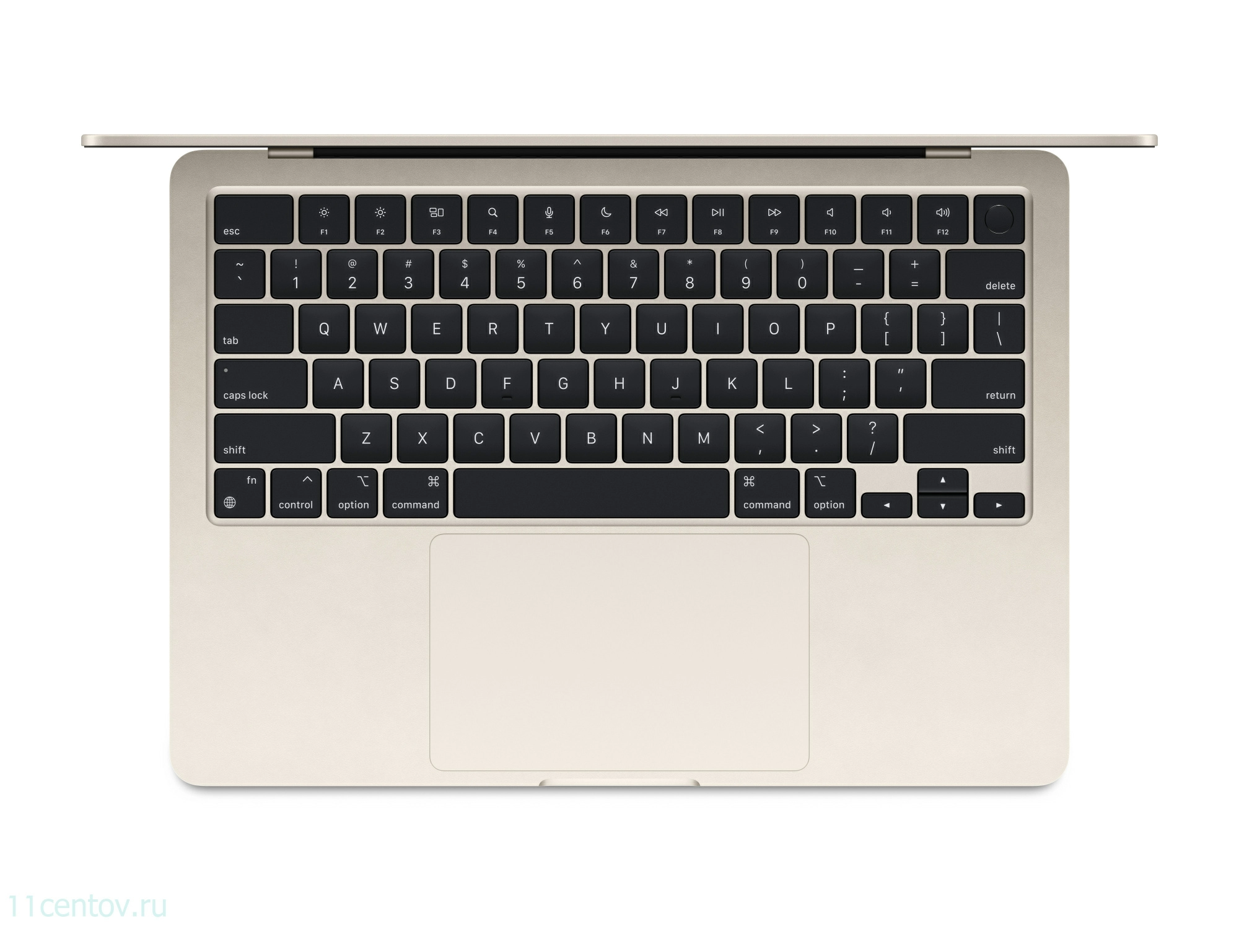 Картинка Apple MacBook Air 13" (2024) M3 8-CPU, 10-GPU, 8 Гб, 512 Гб Starlight (MRXU3) от интернет-магазина электроники «11 Центов»