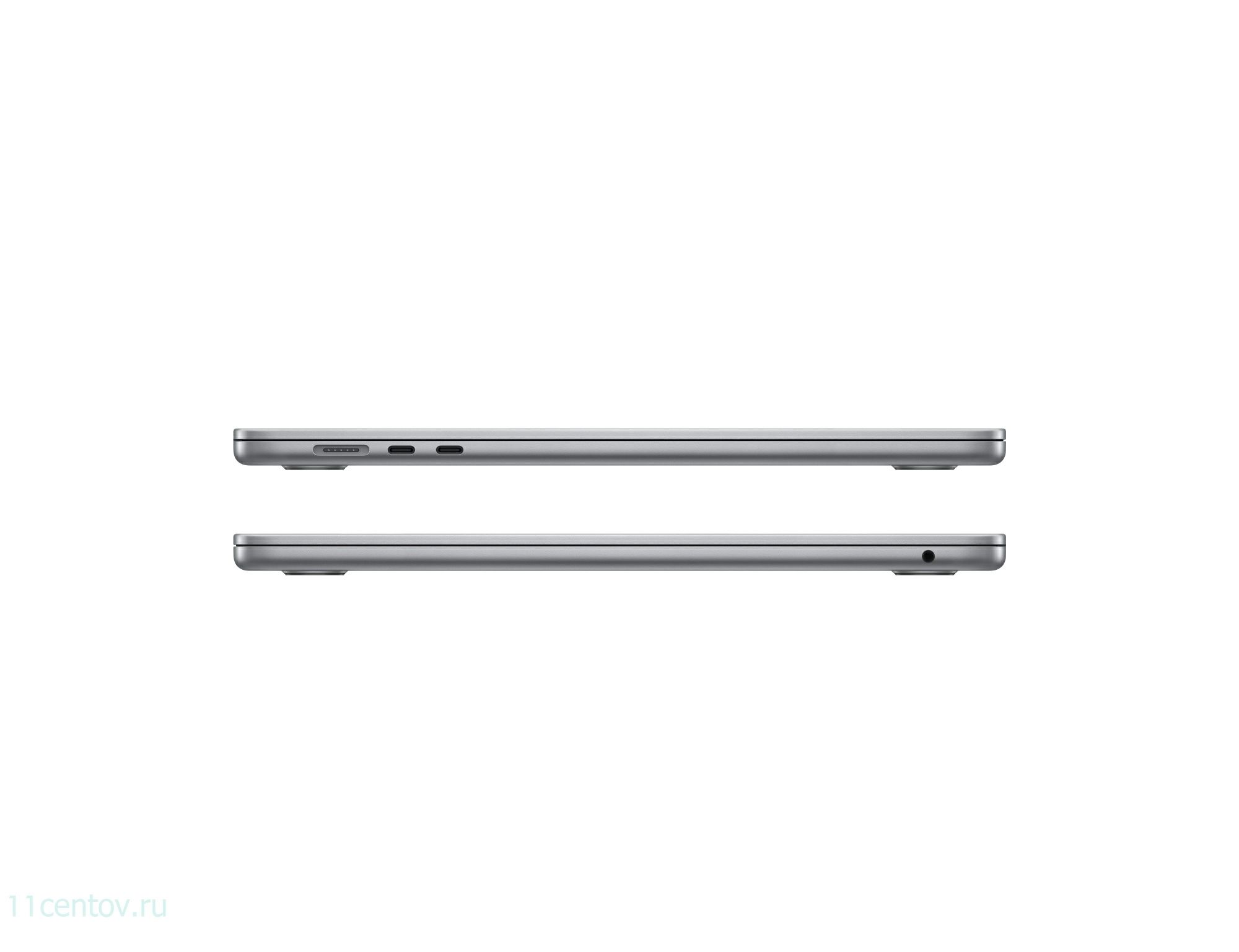 Картинка Apple MacBook Air 15" (M2, 8C CPU/10C GPU, 2023), 8 ГБ, 256 ГБ SSD Space Gray (MQKP3) от интернет-магазина электроники «11 Центов»