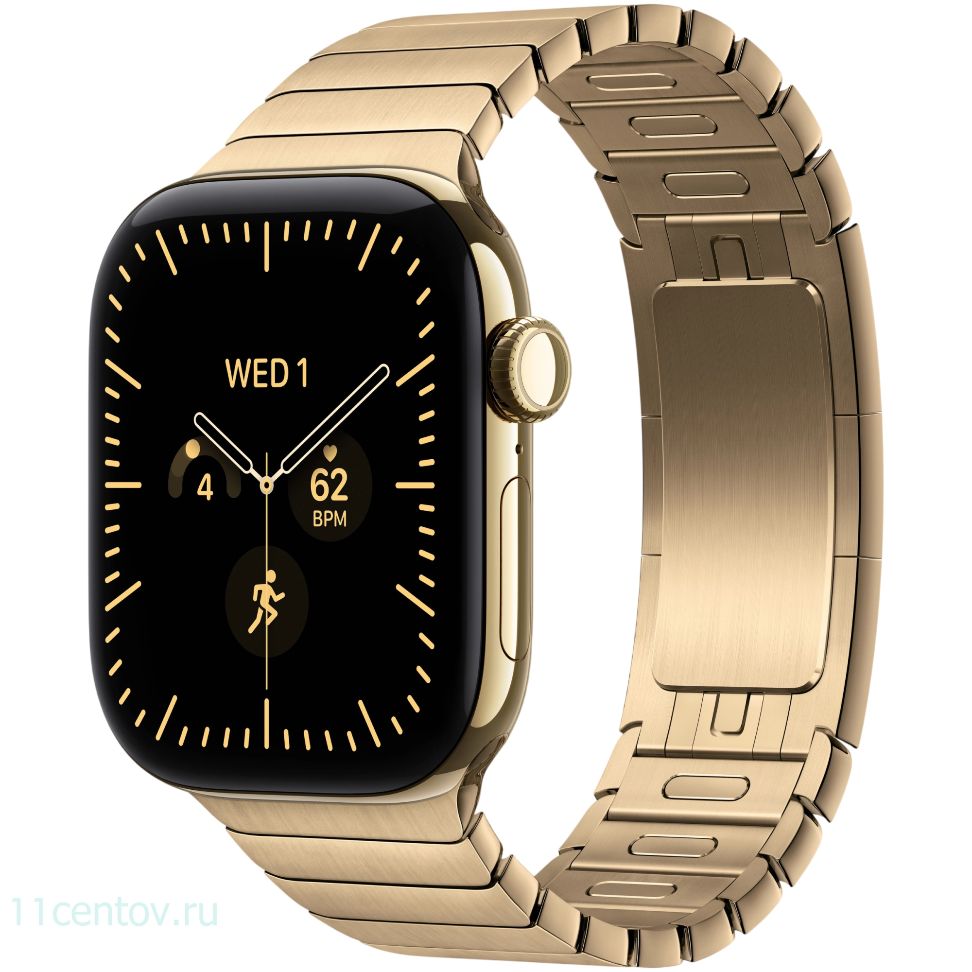 Картинка Apple Watch Series 12 GPS 42mm Radiant Gold Titanium Case with Radiant Gold Link Bracelet M/L от интернет-магазина электроники «11 Центов»