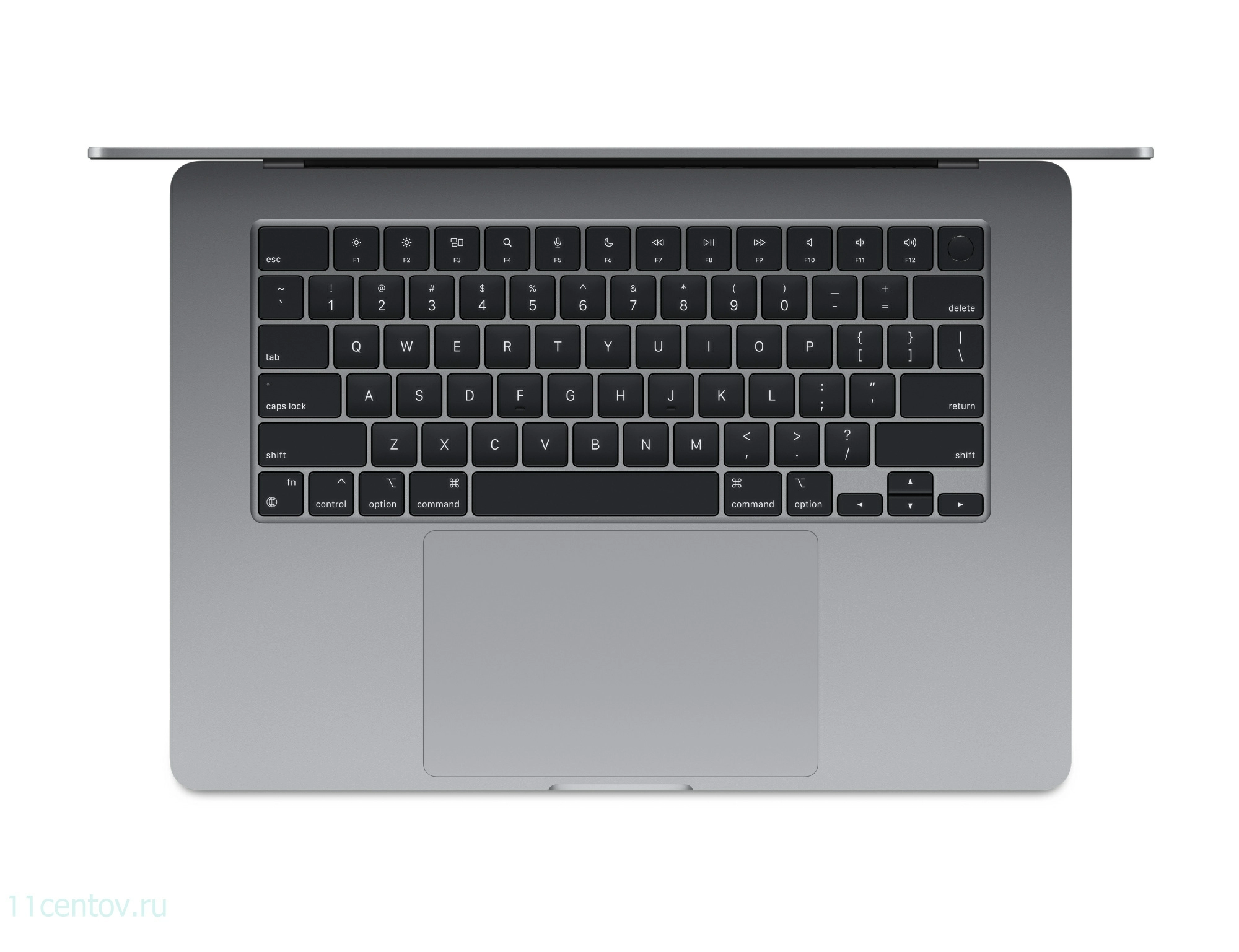 Картинка Apple MacBook Air 15" (M2, 8C CPU/10C GPU, 2023), 8 ГБ, 512 ГБ SSD Space Gray (MQKQ3) от интернет-магазина электроники «11 Центов»