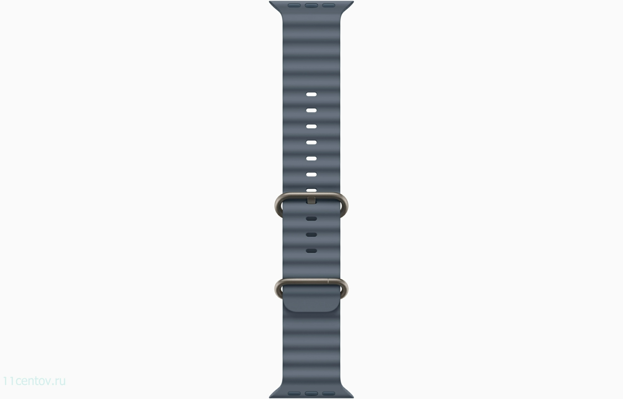 Картинка Apple Watch Ultra 3 Natural Titanium Case with Ocean Band Anchor Blue от интернет-магазина электроники «11 Центов»
