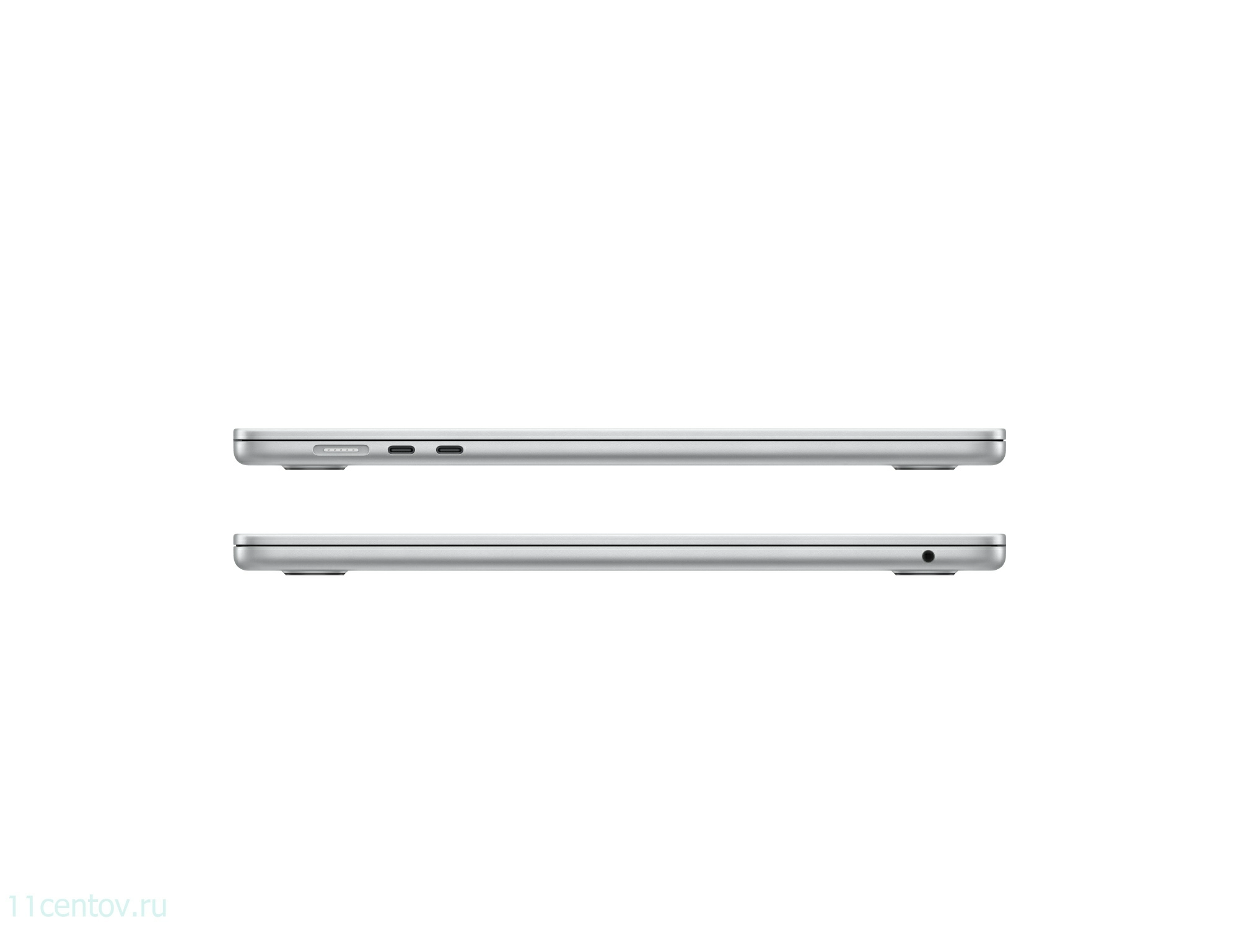 Картинка Apple MacBook Air 15" (M2, 8C CPU/10C GPU, 2023), 8 ГБ, 256 ГБ SSD Silver (MQKR3) от интернет-магазина электроники «11 Центов»