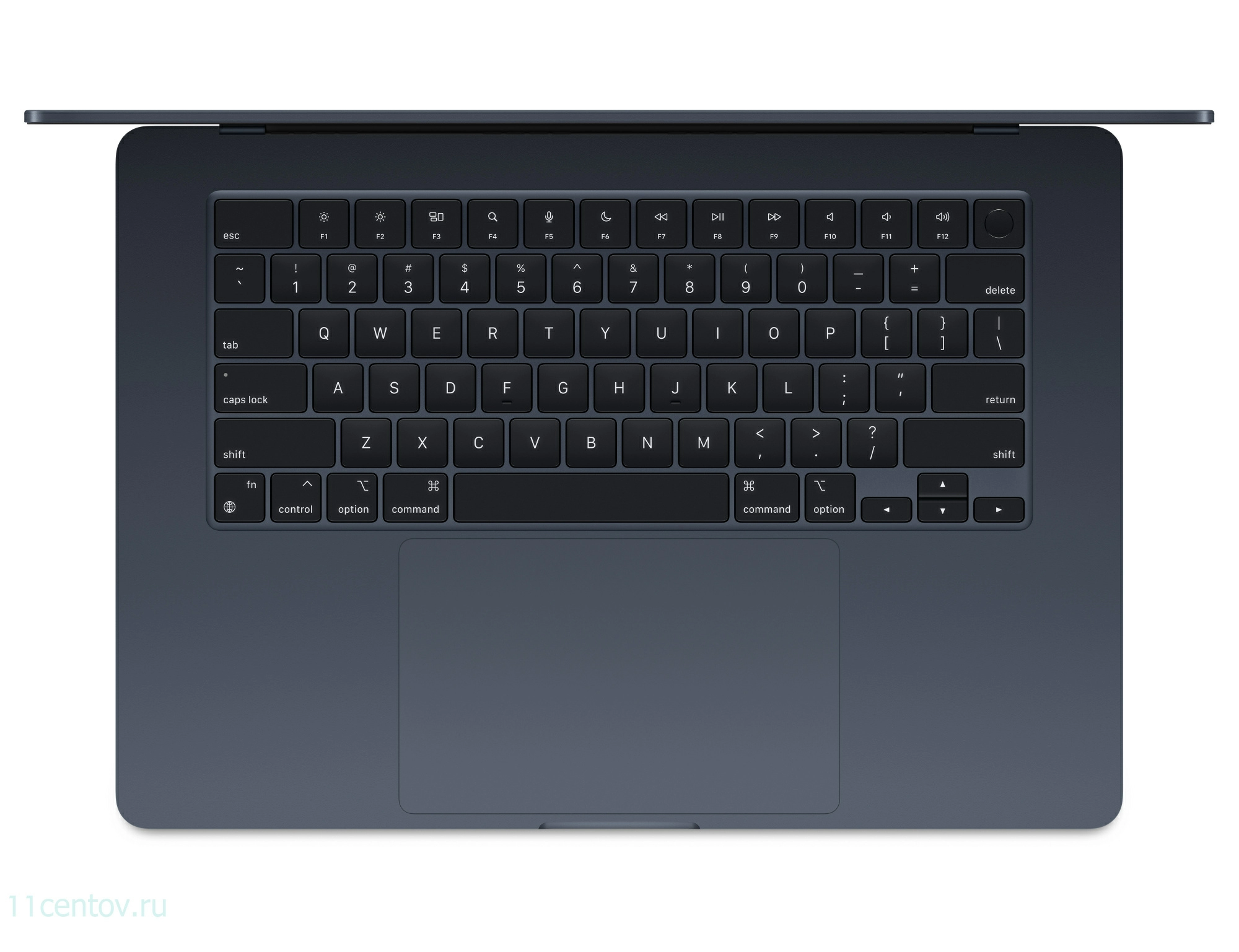 Картинка Apple MacBook Air 15" (2024) M3 8-CPU, 10-GPU, 8Gb, 512Gb Midnight (MRYV3) от интернет-магазина электроники «11 Центов»