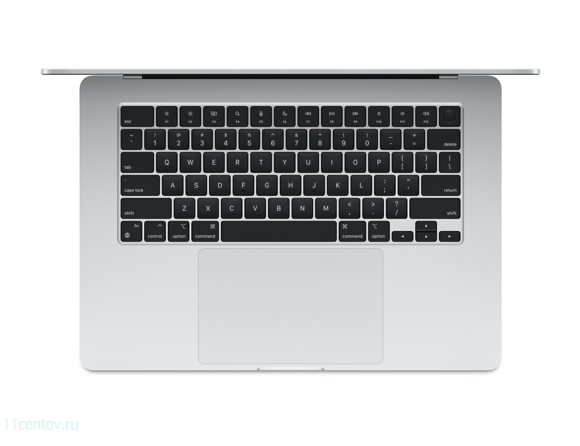 Картинка Apple MacBook Air 15" (M2, 8C CPU/10C GPU, 2023), 8 ГБ, 256 ГБ SSD Silver (MQKR3) от интернет-магазина электроники «11 Центов»