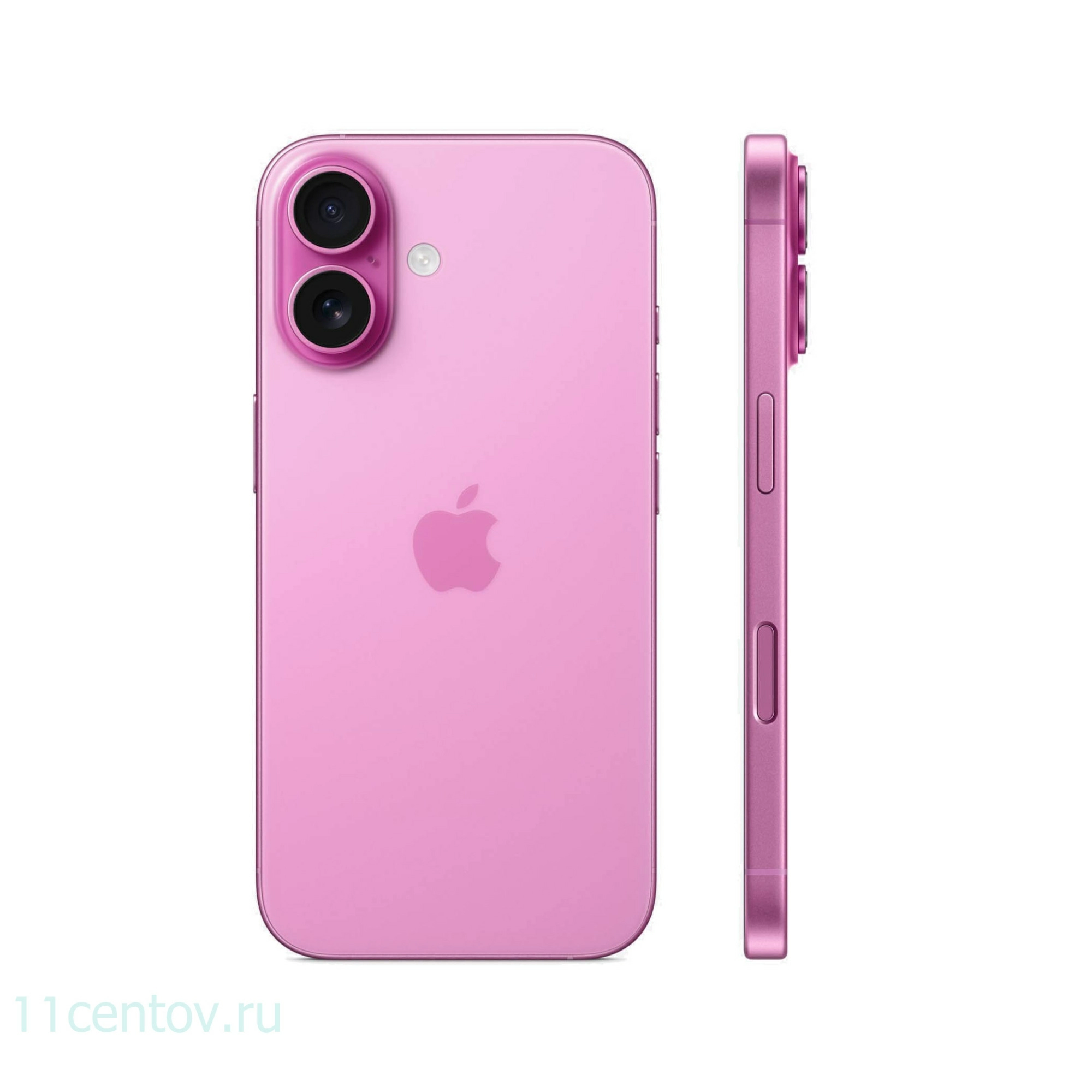 Картинка Apple iPhone 16 128GB Pink SIM+eSIM от интернет-магазина электроники «11 Центов»