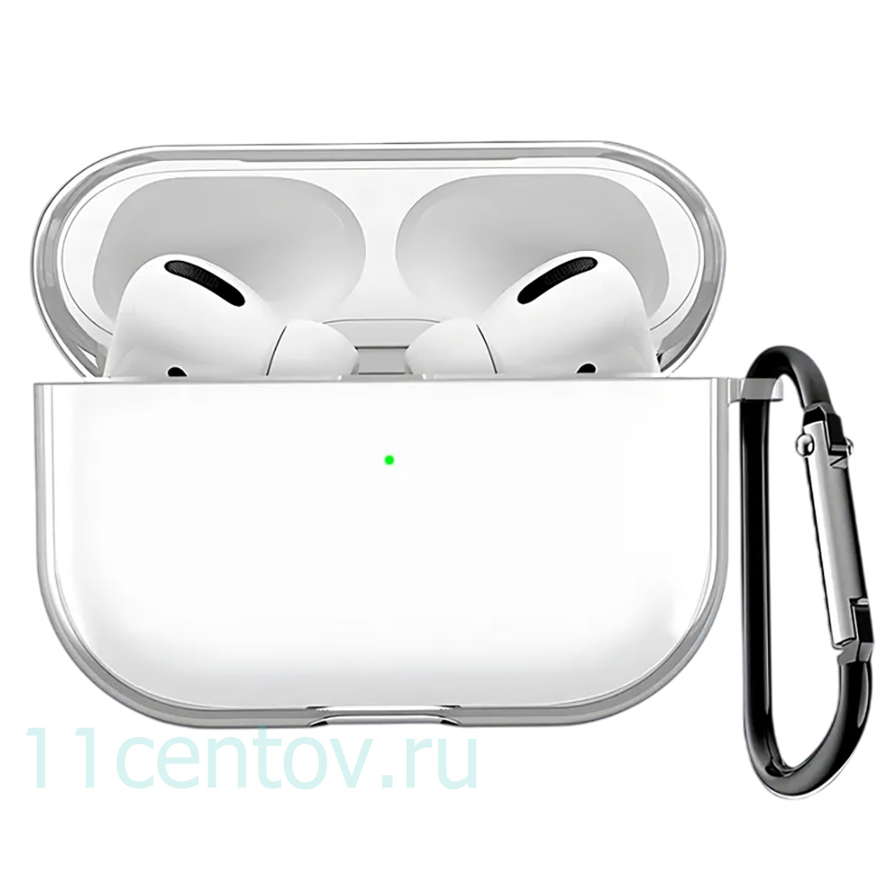 Картинка Чехол для Apple Airpods Pro 3 Прозрачный от интернет-магазина электроники «11 Центов»