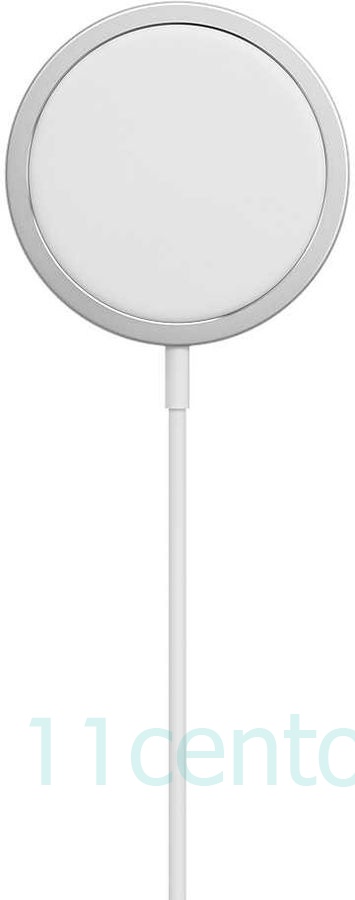 Картинка Беспроводное зарядное устройство Apple MagSafe (MHXH3ZE/A), USB type-C, белый от интернет-магазина электроники «11 Центов»