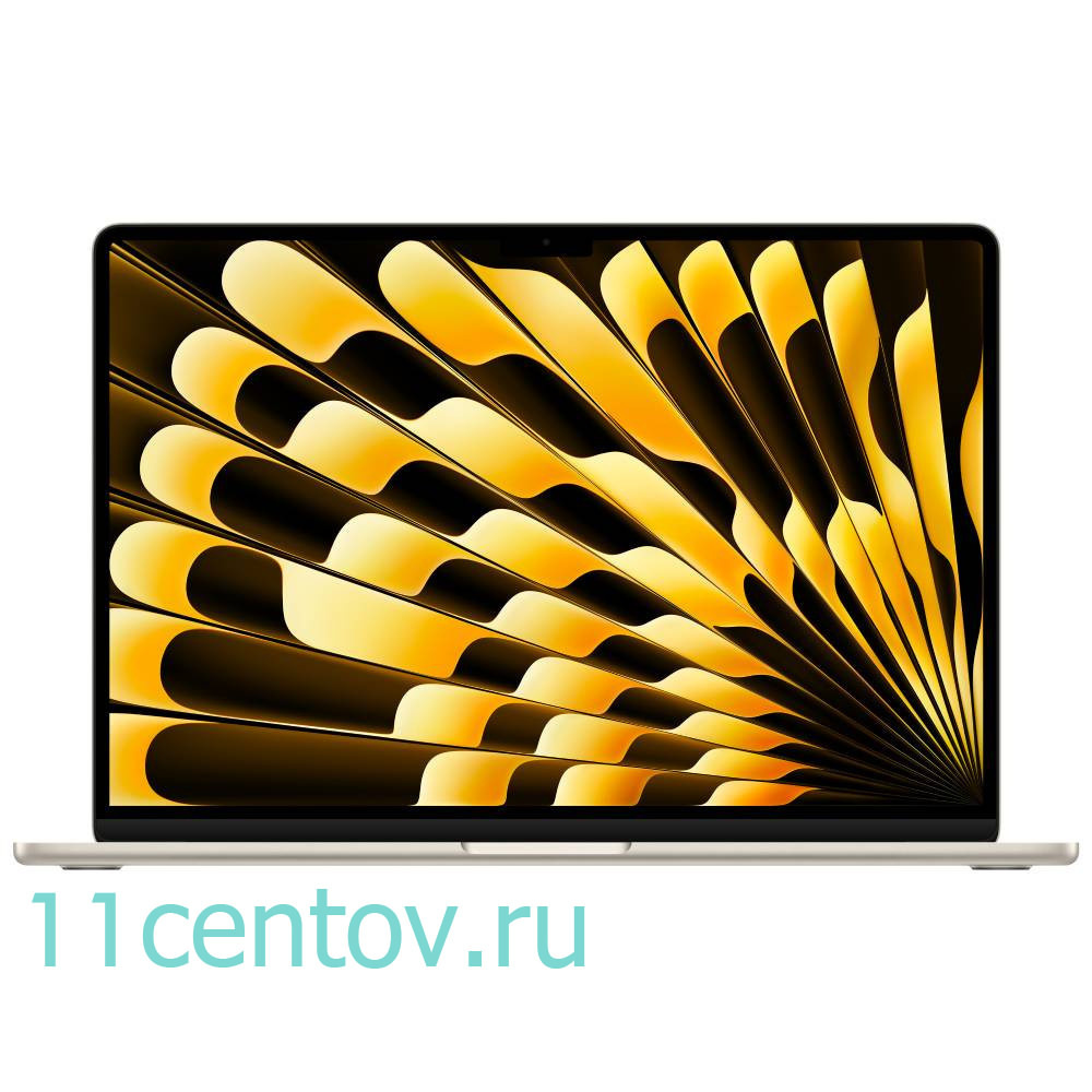 Картинка Apple MacBook Air 15" (2025) M4 10-CPU, 10-GPU, 24 Gb, 512 Gb Starlight MC6K4 от интернет-магазина электроники «11 Центов»