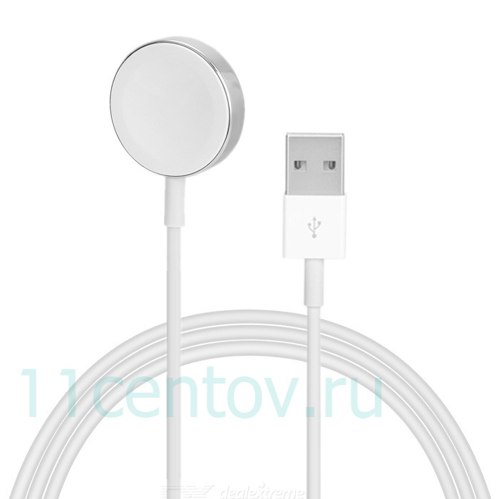 Картинка Кабель Apple Watch Magnetic Charging Cable 1.0 m (MKLG2) от интернет-магазина электроники «11 Центов»