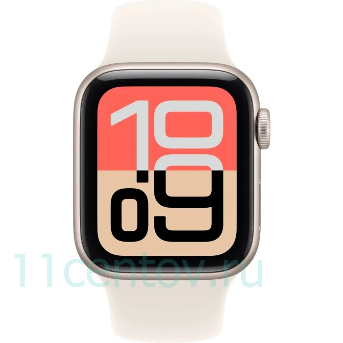 Картинка Apple Watch SE 3 GPS 40mm Starlight Aluminum Case with Starlight Sport Band M/L от интернет-магазина электроники «11 Центов»