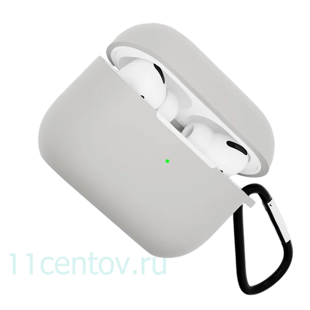 Картинка Чехол для Apple Airpods Pro 3 Серый от интернет-магазина электроники «11 Центов»