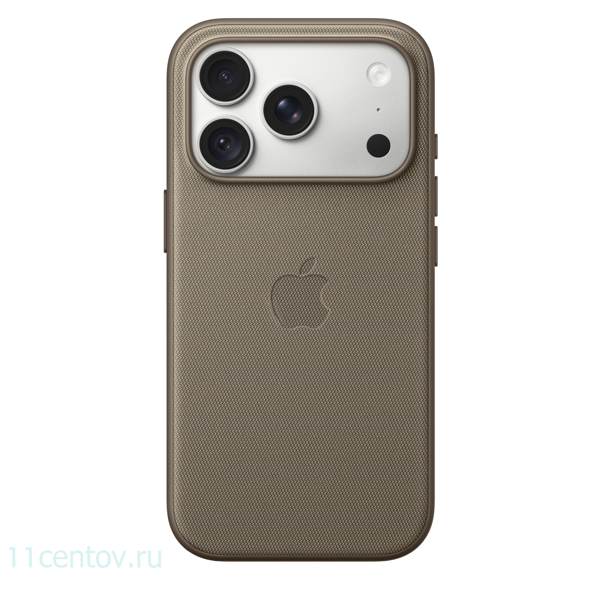 Картинка Чехол TechWoven для iPhone 18 Pro Серо-коричневый от интернет-магазина электроники «11 Центов»