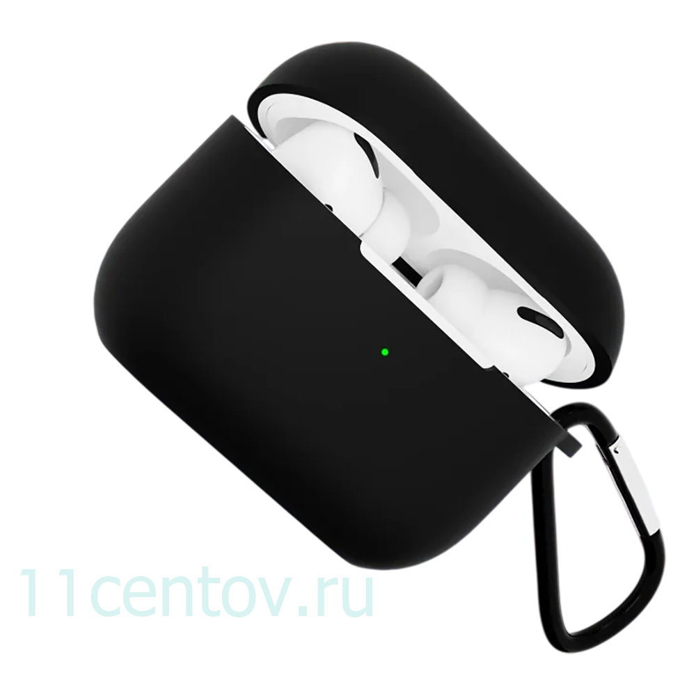 Картинка Чехол для Apple Airpods Pro 3 Черный от интернет-магазина электроники «11 Центов»
