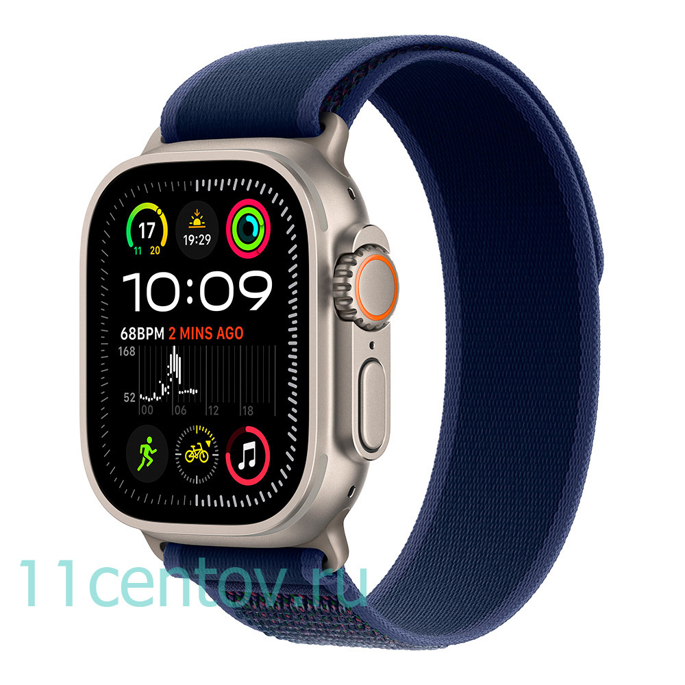 Картинка Apple Watch Ultra 2 with Blue Trial Loop M/L от интернет-магазина электроники «11 Центов»