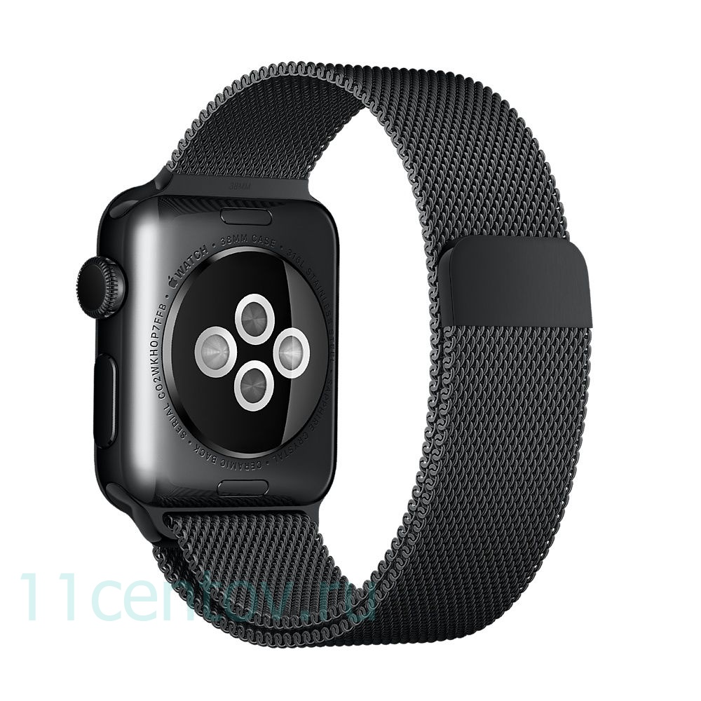 Картинка Ремешок Devia Elegant Series Milanese Loop для Apple Watch 42/44mm (черный) от интернет-магазина электроники «11 Центов»