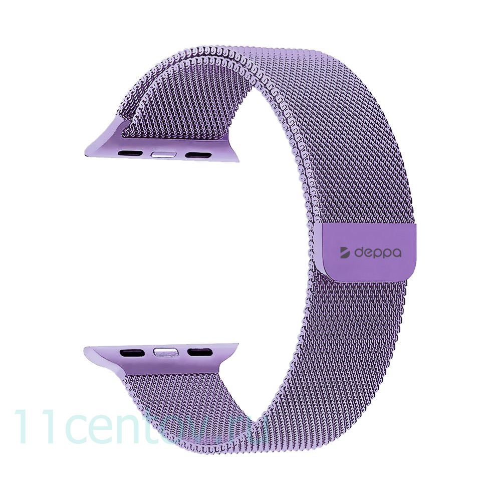 Картинка Ремешок Deppa Band Mesh для Apple Watch 42/44 mm, (лаванда) от интернет-магазина электроники «11 Центов»