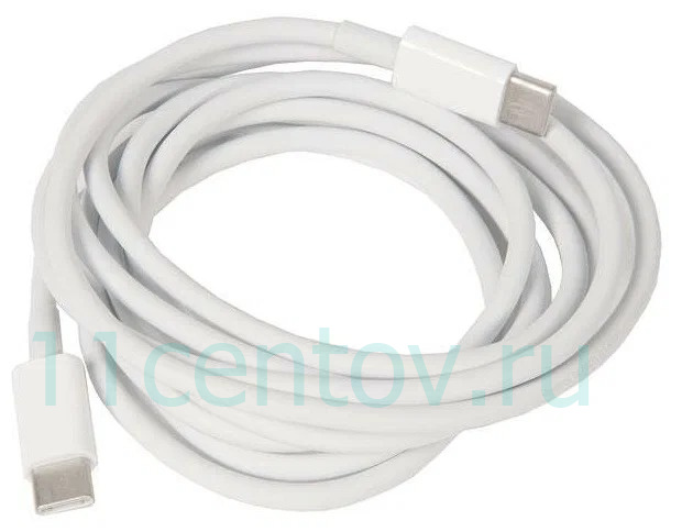 Картинка Кабель Apple USB Type-C - USB Type-C, 2 м, белый от интернет-магазина электроники «11 Центов»