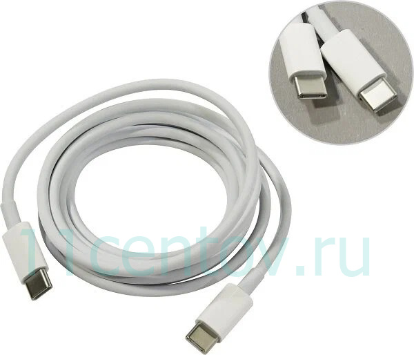 Картинка Кабель Apple USB Type-C - USB Type-C, 2 м, белый от интернет-магазина электроники «11 Центов»