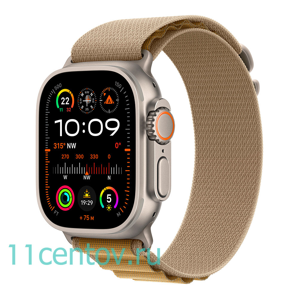 Картинка Apple Watch Ultra 2 with Tan Alpine Loop L от интернет-магазина электроники «11 Центов»