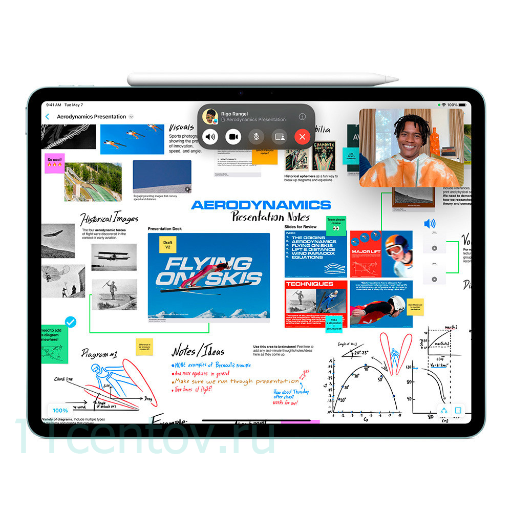 Картинка Клавиатура Apple Magic Keyboard для iPad Pro 13  М4 (2024 )белая от интернет-магазина электроники «11 Центов»