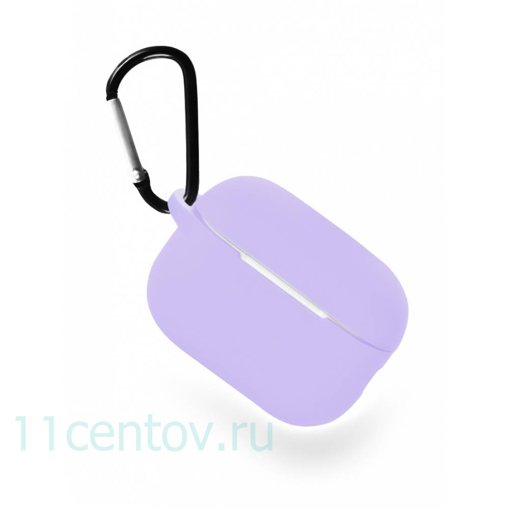 Картинка Чехол для Apple Airpods Pro 2 с карабином Сиреневый от интернет-магазина электроники «11 Центов»
