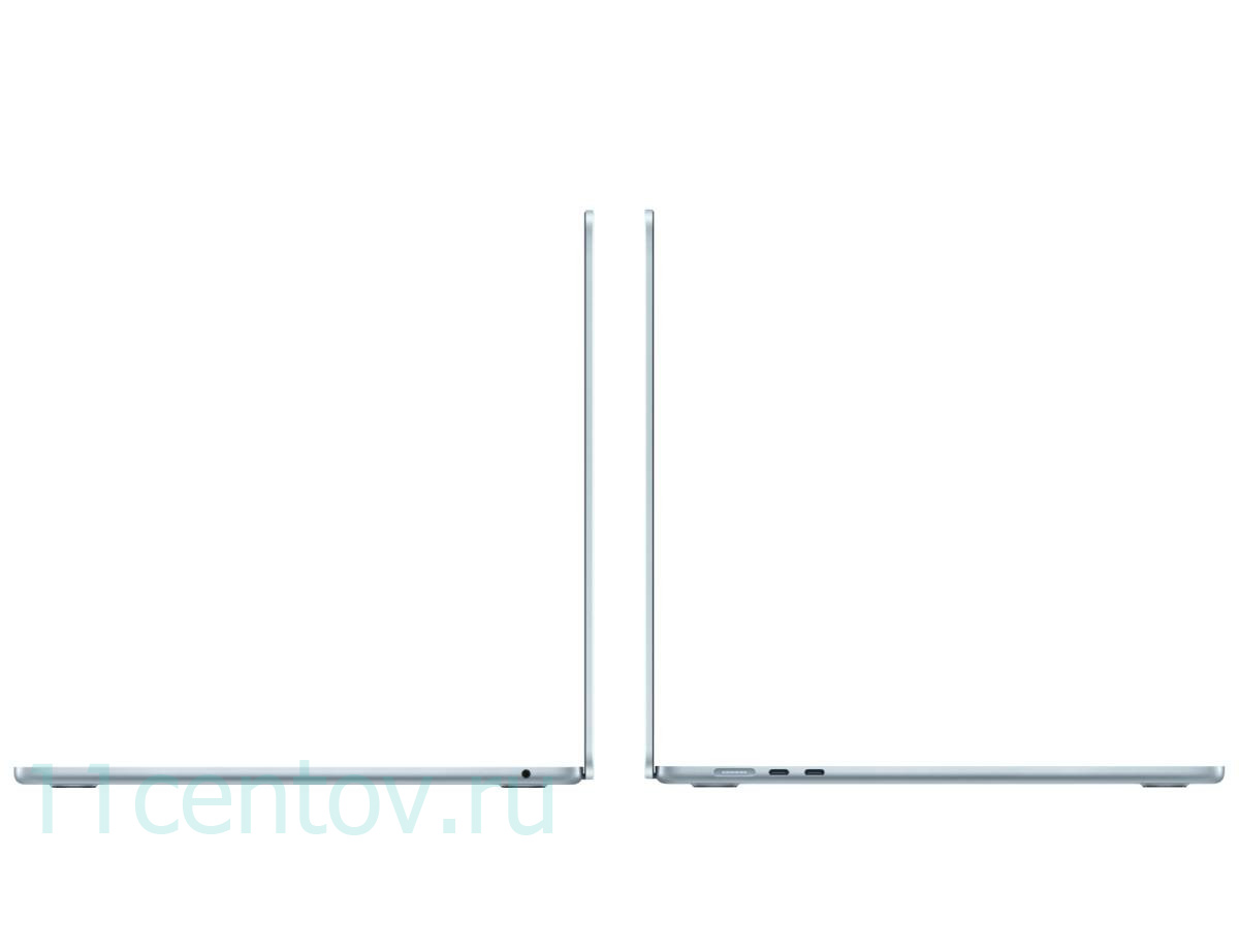 Картинка Apple MacBook Air 15" (2025) M4 10-CPU, 10-GPU, 16 Gb, 256 Gb Sky Blue MC7A4 от интернет-магазина электроники «11 Центов»