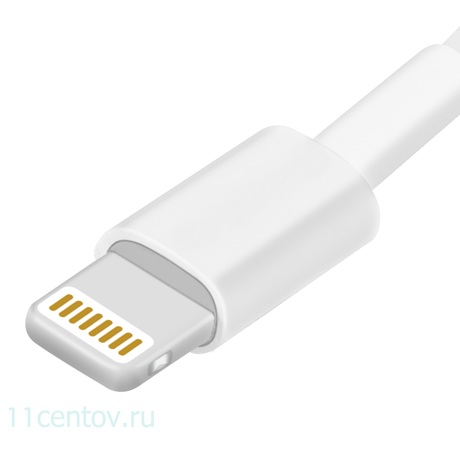 Картинка Кабель Apple Lightning to USB Cable 0.5 m (ME291) белого цвета от интернет-магазина электроники «11 Центов»