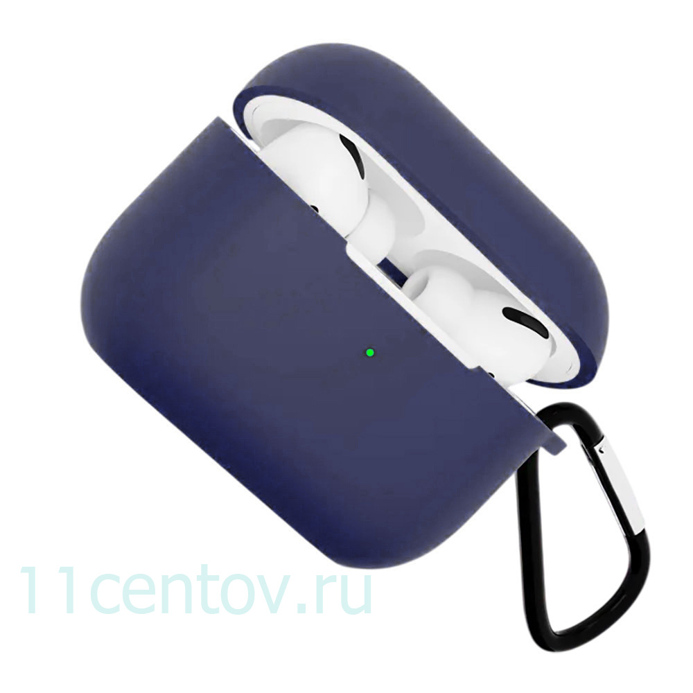Картинка Чехол для Apple Airpods Pro 3 Темно-синий от интернет-магазина электроники «11 Центов»