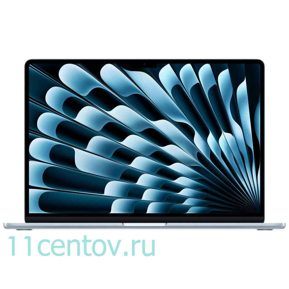 Картинка Apple MacBook Air 15" (2025) M4 10-CPU, 10-GPU, 16 Gb, 256 Gb Sky Blue MC7A4 от интернет-магазина электроники «11 Центов»