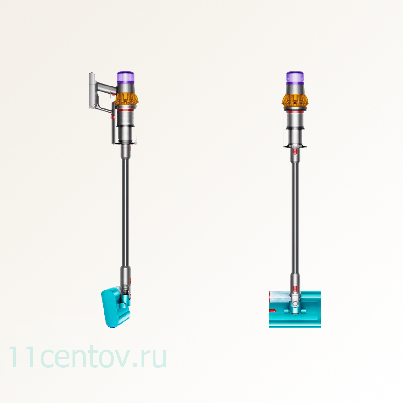 Пылесос Dyson V15s Detect Submarine Серый/Золотой