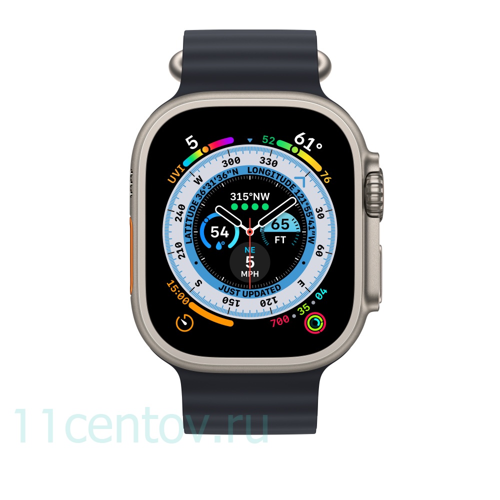 Картинка Ремешок Ocean band для Apple Watch 38/40/41 mm Black от интернет-магазина электроники «11 Центов»