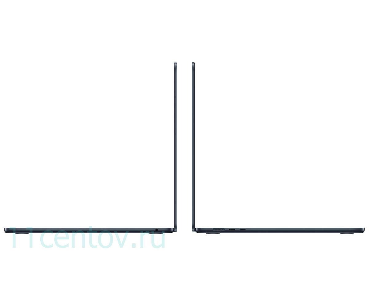 Картинка Apple MacBook Air 15" (2025) M4 10-CPU, 10-GPU, 16 Gb, 256 Gb Midnight MW1L3 от интернет-магазина электроники «11 Центов»