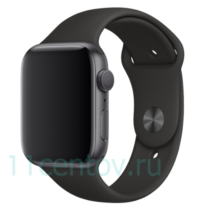 Картинка Ремешок Sportband для Apple Watch 38/40/41/42mm Черный от интернет-магазина электроники «11 Центов»