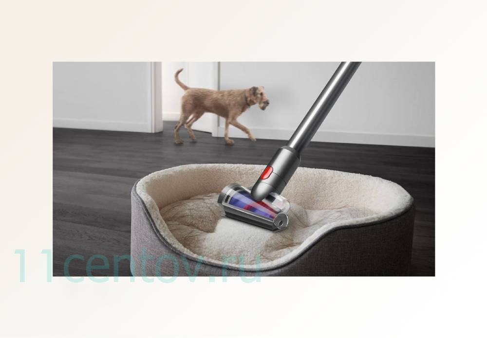 Пылесос Dyson V15 Detect Extra SV47 Nickel/Blue