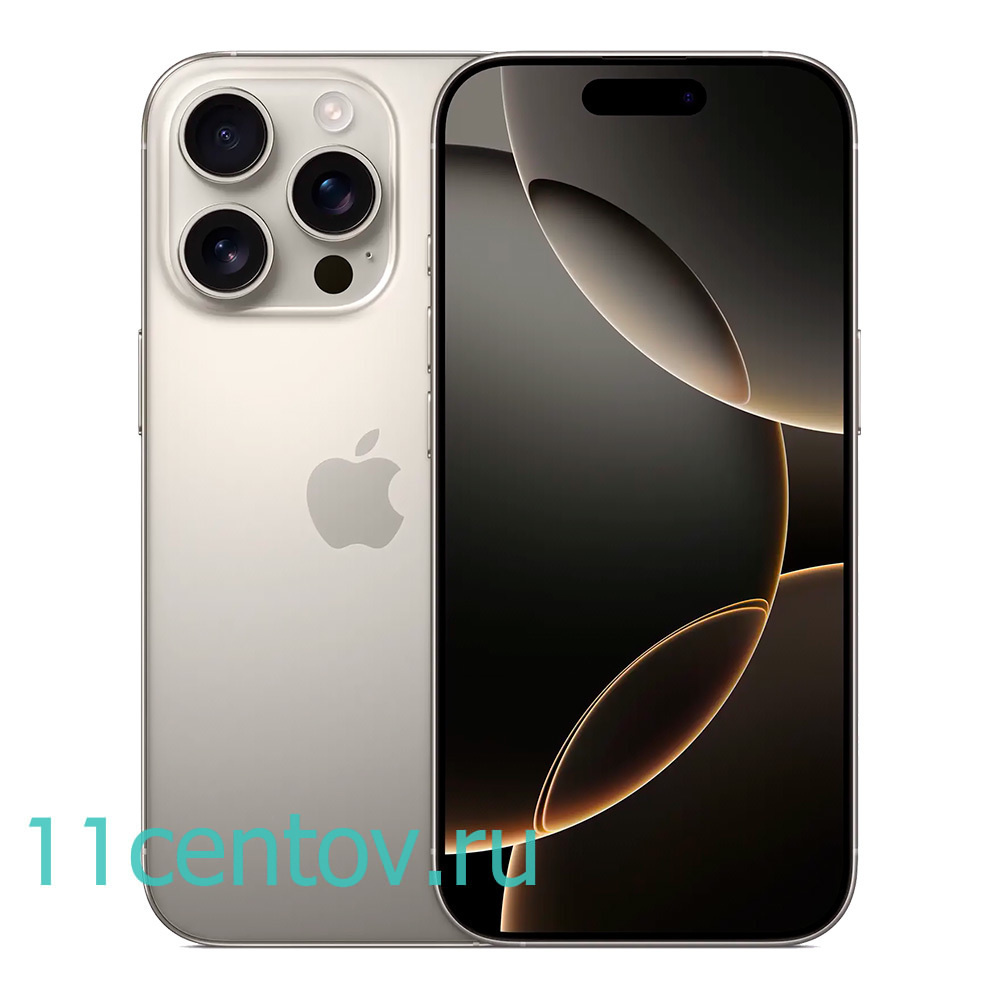 Картинка Apple iPhone 16 Pro 128Gb Natural Titanium SIM+eSIM от интернет-магазина электроники «11 Центов»