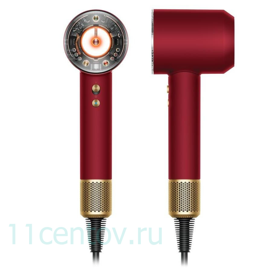 Фен Dyson Supersonic Nural HD16 Gift Edition, Red Velvet/Gold