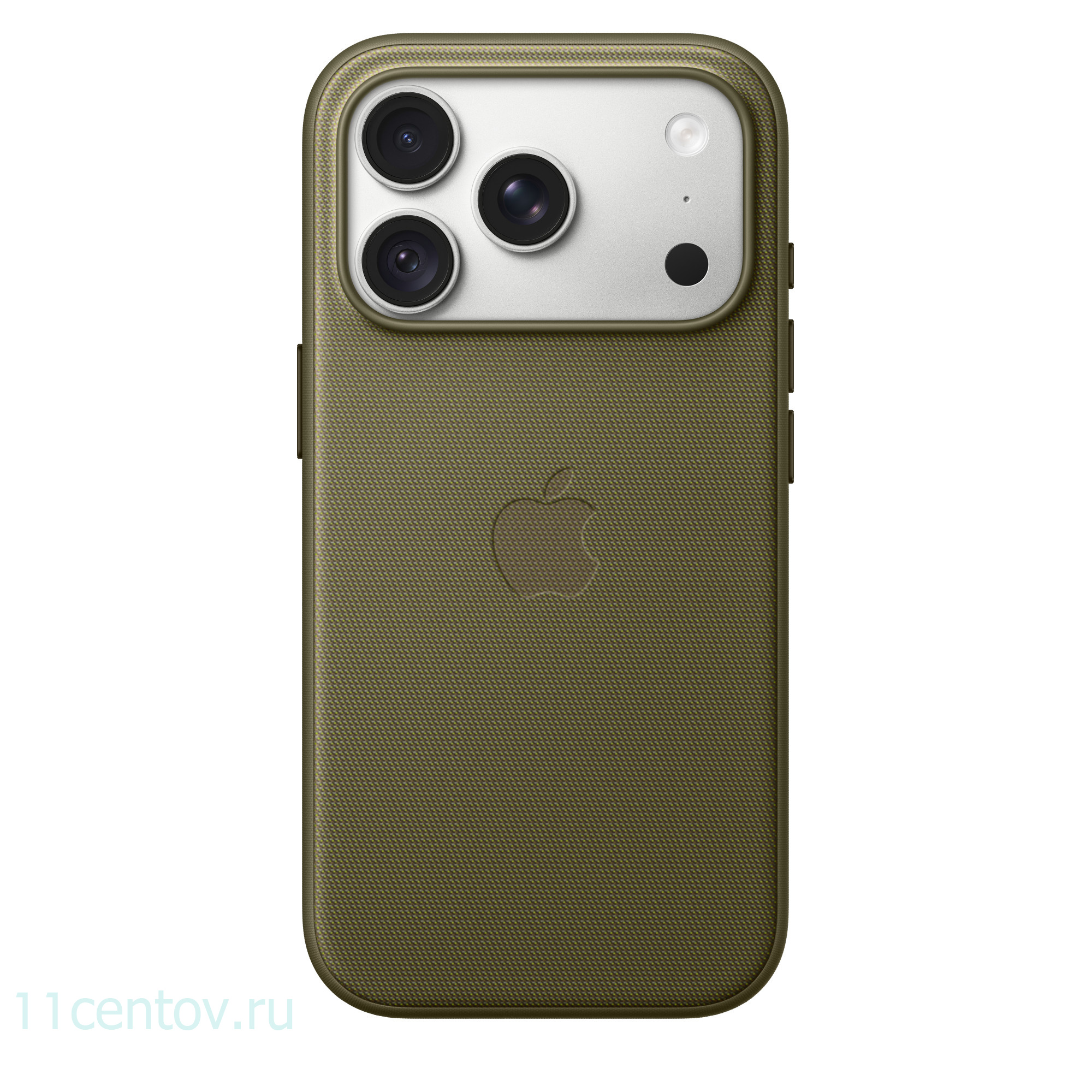 Картинка Чехол TechWoven для iPhone 18 Pro Оливковый от интернет-магазина электроники «11 Центов»