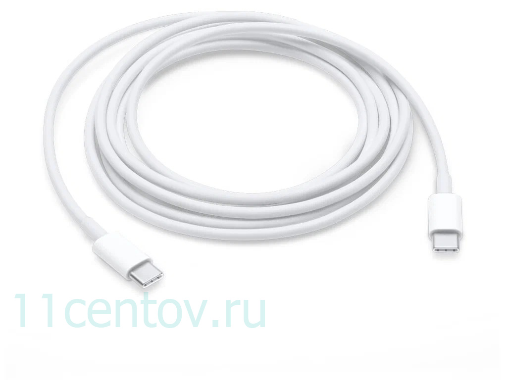 Картинка Кабель Apple USB Type-C - USB Type-C, 2 м, белый от интернет-магазина электроники «11 Центов»