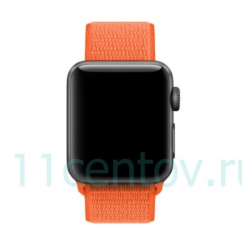 Картинка Ремешок Sport Loop Orange для Apple Watch 38mm/40mm от интернет-магазина электроники «11 Центов»
