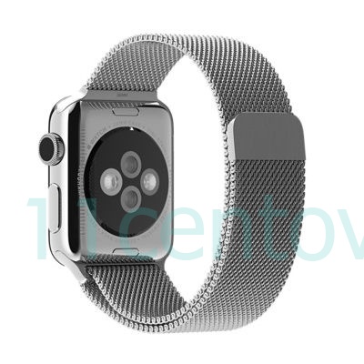 Картинка Ремешок Devia Elegant Series Milanese Loop для Apple Watch 42/44mm (серебристый) от интернет-магазина электроники «11 Центов»